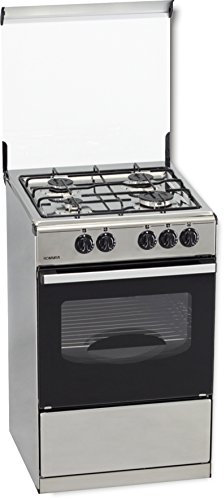 ROMMER VC-4 INOX Independiente Encimera de gas Acero inoxidable - Cocina (Cocina independiente, Acero inoxidable, Giratorio, Frente, Encimera de gas, Acero inoxidable)