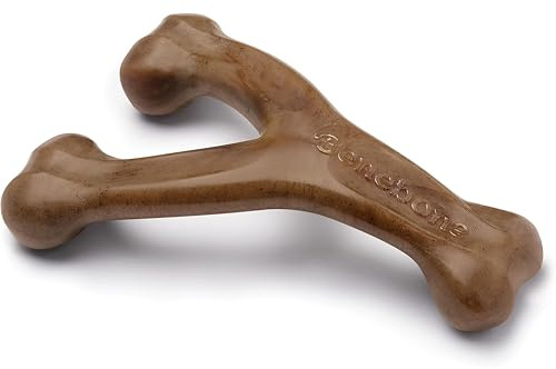 Benebone Indestructible Wishbone Dog Chew Toy for Aggressive Chewers, Long Lasting Tough Boredom Breaker for Dogs, Real Bacon Flavour, For Large Dogs, Made in the USA