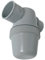 Nicoll 71643 Siphon lavabo horz d40 yh1c, Gris