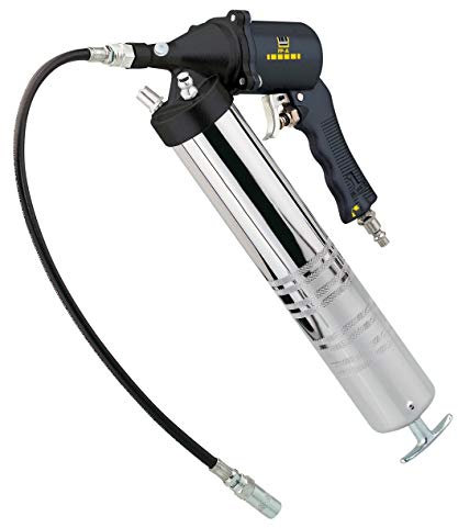 Schneider Druckluft Fettpresse FP-M (manuelle Fettpresse, 0,6 l pro Hub, Arbeitsdruck 2-10 bar, inkl. 200 mm Anschlussschlauch) DGKD040025