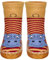 Playshoes Jungen Unisex Kinder Hüttenschuh Socken, rot-Nilpferd, 17/18 EU