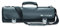 F. DICK Rolltasche ohne Inhalt (Tasche unbestückt, mit 12 Fächern, genarbte Lederoptik/Kunstleder, Messer-Tasche, Maße 75x48 cm) 81063010