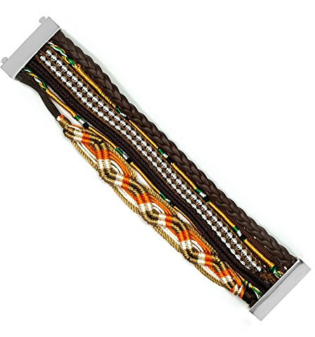 Soul-Cats Ibiza Style Armband Hippie Brasilian Boho Surferarmband Perlen bunt, Modell 4