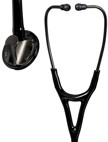 3M Littmann Stetoscopio Master Cardiology Nero - Finiture Nerofumo, 2176