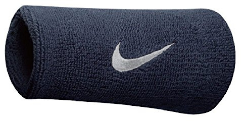 Nike Swoosh Bandeau éponge Double Face Obsidienne/Blanc OSFM