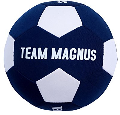 Team Magnus Kids football for beach, pool, indoors - soft balls for kids and toddlers (size 5) - neoprene water ball in durable finish (ball needle incl)