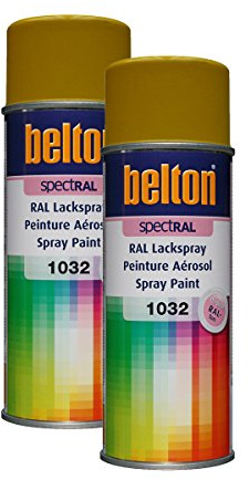 Kwasny 2X 324 025 Belton Spectral Lackspray RAL 1032 ginstergelb Hochglanz 400ml