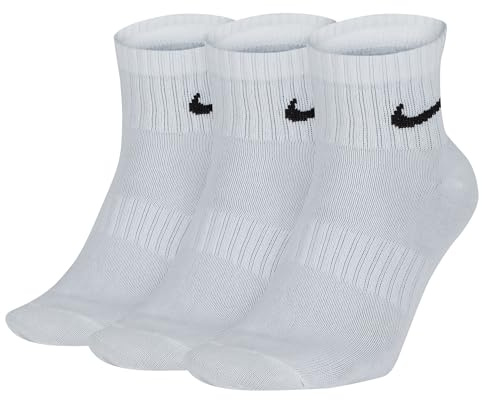 Nike Everyday Ltwt Ankle 3Pr Chaussette White/Black S