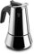 Pezzetti STEELEXPRESS - Cafetera de acero inoxidable, 4 tazas