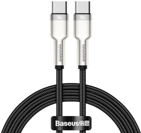 Data Cable Baseus Cafule USB-C to USB-C 5A 100W 1m Black