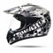 GS War Weiß Crosshelm mit Visier für Quad ATV Enduro Motorradhelm ECE 2205 Größe: M 57-58cm