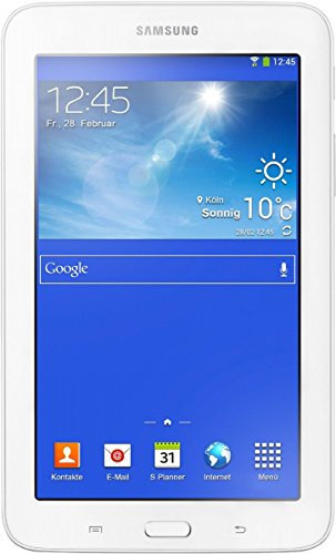 Samsung Galaxy Tab 3 7.0 Lite 17,8 cm (7 Zoll) Tablet-PC (Dual Core Prozessor, 1,2GHz, 1GB RAM, 8GB HDD, Android 4.2, Wi-Fi) creme/weiß