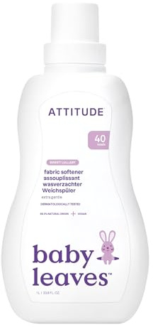 ATTITUDE LittleOnes Weichspüler für 40 Maschinen, Sweet Lullaby, 1er Pack (1 x 1 l)