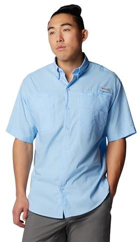Columbia Men's Tamiami 2 Short Sleeve Shirt, Short Sleeve Shirt, Sail, M