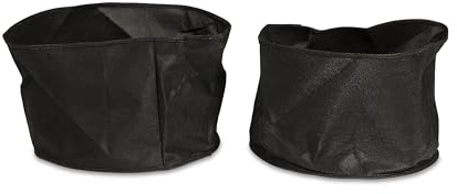 Aquascape Plant Pot, Polypropylene (PP), Black, 12 x 8-Inch