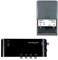 HD-LINE - Kit di preamplificatore 4 in 1, amplificatore TV e alimentatore con 4 uscite TV per antenna digitale terrestre, colore: nero