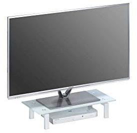 Maja Möbel TV-Board, Glas, Weiß