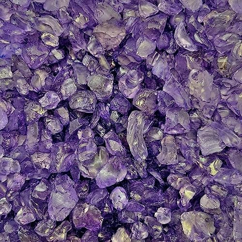 GLASSTEINE 4-10mm. 5 kg. Glaskies 5000 g in blau - VIOLETT -80