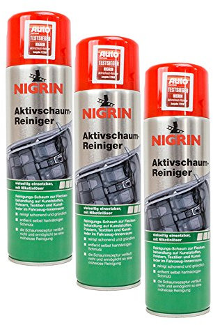 NIGRIN 3X 74188 Aktivschaum-Reiniger 500 ml