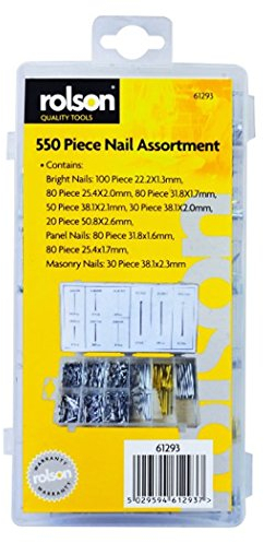 Rolson 61293 Assortiment de clous (550 pièces)