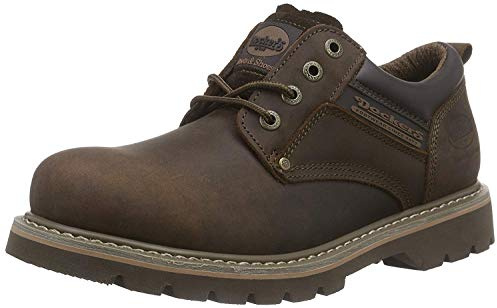 Dockers by Gerli Homme Bottines à Lacets, Monsieur Chaussures à Lacets,Bottes Courtes,Bottes à Lacets,Bottes,Chukka Boot,Cafe,44 EU / 10 UK