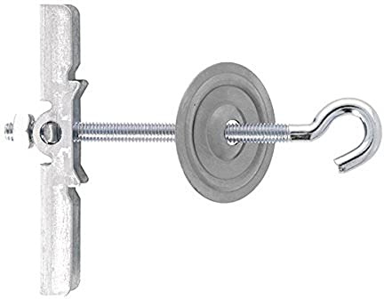 Molly ihåligt metallhål taksväng vippöga, M6 x 85 mm – 2-pack