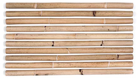 10 Rattanstöcke, Stöcke, Escrima, Stockkampf, Arnis, Kampfsport, Tanz, Theater (65 Zentimeter, 24/26)