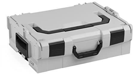 Bosch Sortimo L-BOXX 136 6000003650 lichtgrau/schwarz | Größe 2 | Professioneller Werkzeugkoffer leer | Werkzeugkiste stapelbar Kunststoff