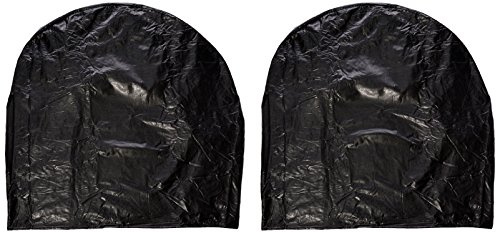 ADCO 3976 Black Oversize Vinyl Ultra Tyre Gard Wheel Cover, (Set of 2) (Fits Tire Diameter 43-45)