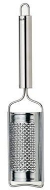 kela grattugia per spezie in acciaio inox 25,5 x 6 cm RONDO, grattugia per noce moscata, piccola grattugia da cucina, lavabile in lavastoviglie, lucida