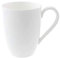 Villeroy & Boch – Royal Henkelbecher Weiß, Spülmaschinenfest, Mikrowellensicher, Tasse, Becher, Kaffeebecher, Porzellan, Kaffeetasse, Heißgetränkebecher, Premium Bone Porzellan
