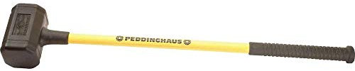 Peddinghaus Rückschlagfreier Schonhammer 'Fiber' 105 mm - Mit Glasfaserstiel, 5.600 g, Eckige Form