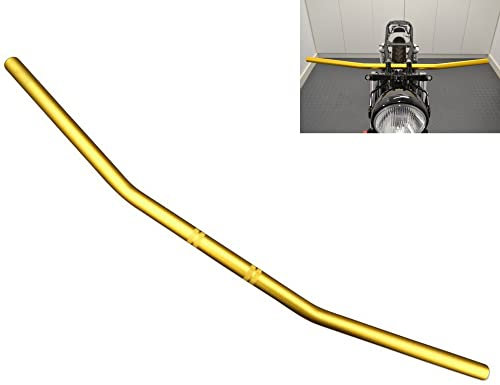 Motorrad Lenker Widerstand Stange 7/8 22mm Für Streetfighter Scrambler Maßgefertigt Fahrrad Flach Tracker Bobber - Gold