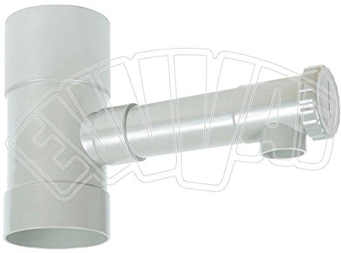 Ribiland 03669 - Récupérateur d'eau de Pluie - Diamètre 80 mm Gris