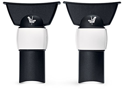 Bugaboo Autokindersitz-Adapter für Fox Kinderwagen, einfaches Click-and-Go-System, Schwarz