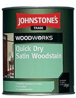 0.75LTR - JOHNSTONE'S WOODWORKS QUICK DRY WOODSTAIN REDWOOD