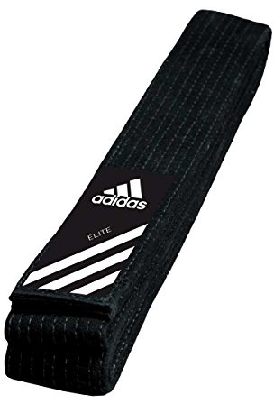 Adidas Elite Gürtel schwarz Judo Karate Kampfkunst (280 cm)