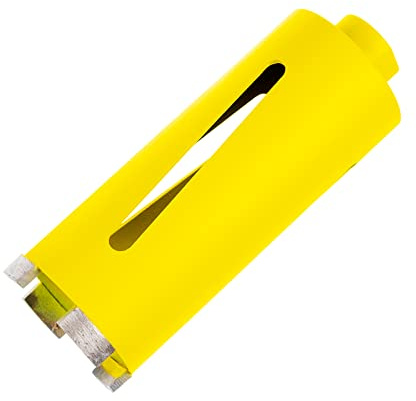UK Drills Diamond Core Drill Bit 52mm x 150mm, Laser Welded - To Be Used in Granite, Concrete & Masonry