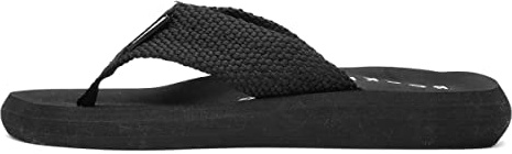 Rocket Dog Women's Sunset Flip Flops, Black, 5 UK