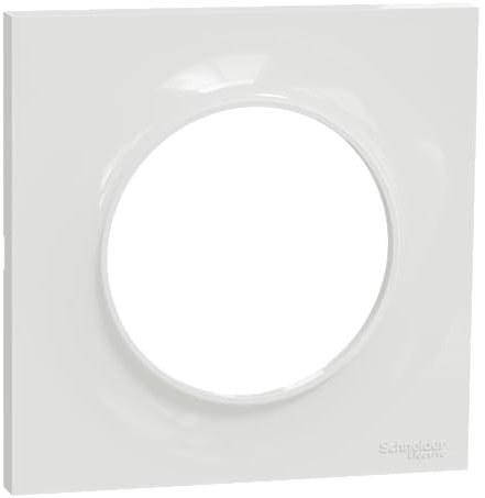 Schneider Electric - Odace Styl - plaque - blanc - 1 poste - S520702