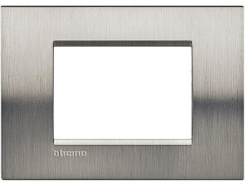 Legrand LNA4803ACS ljusram stål 3-modulär