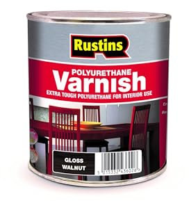 Rustins POGW250 Polyurethane Varnish Walnut Gloss 250ml