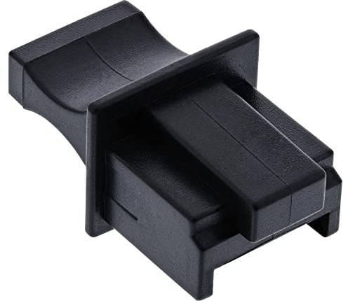 InLine 59942C 10 blister dammskydd, för RJ45 uttag, svart