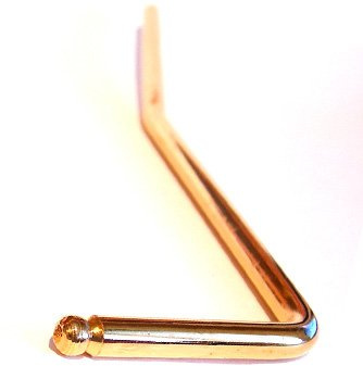 Gold Tremolo arm/whammy bar for electric guitar 5mm push in