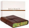 BELCRAFT Venezia Romantica A5 mittelgroßes Notizbuch aus Leder, Tagebuch, Geschenkschachtel inklusive, A5 (15x21 cm) Braun