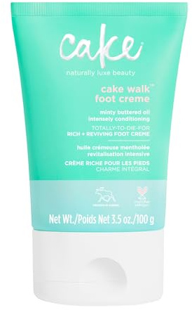 Cake Beauty Walk Triplemint Foot Crème, 3.5 Fluid Ounce