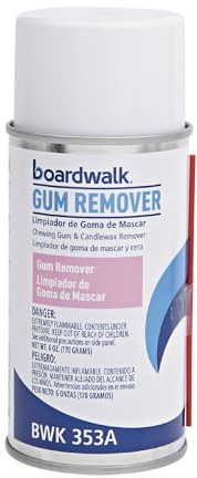 Boardwalk 353ACT Chewing Gum & Candle Wax Remover, 6oz Aerosol (Case of 12)