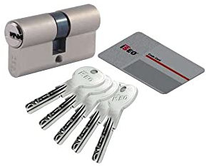 Iseo R6 - Bombillo de seguridad, leva larga (níquel, 30 x 50 mm)