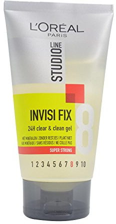 LOREAL STUDIO LINE INVISI FIX 24H clear & clean gel 8 150 ml