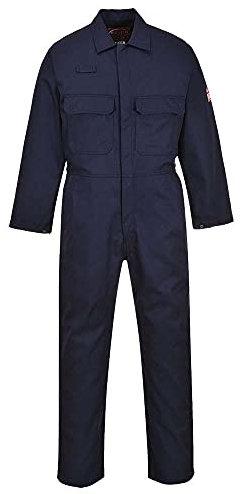 Portwest BIZ1 Tuta Ignifuga Bizweld, Taglia XXXL, Navy